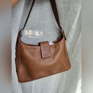 Vintage Coach Hampton Hobo Bag In Chestnut 7783